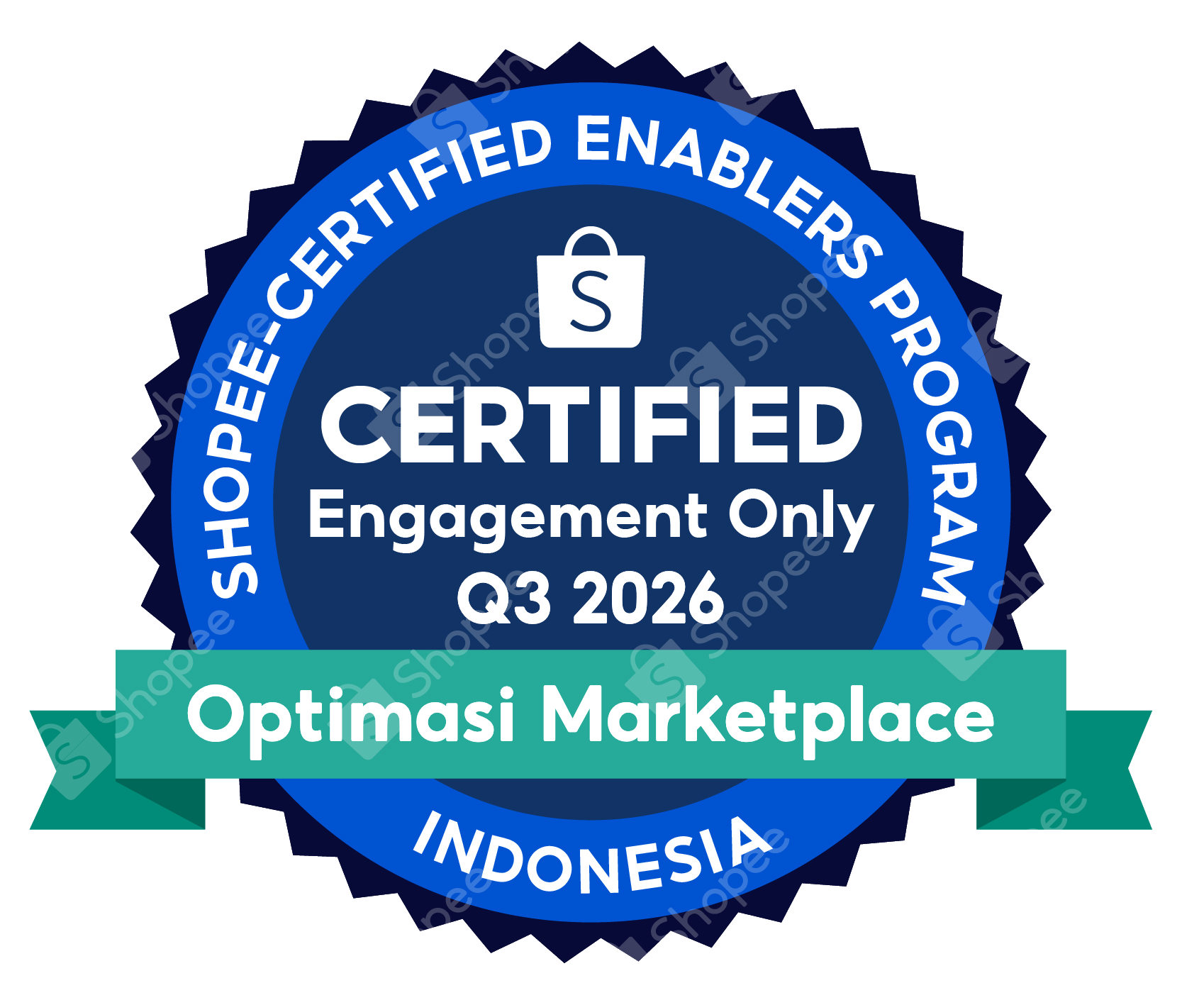 Badge Shopee-Certified Enablers Program untuk Optimasi Marketplace, Indonesia, Q3 2026